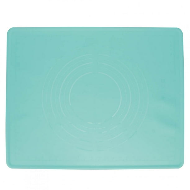 Estera de silicona Jadeshay para hornear 50x40 cm alfombrilla para amasar masa Azul