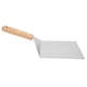 thumbnail image 4 of Espátula de cocina Espátula de acero inoxidable de grado alimenticio profesional Espátula de hoja para pasteles Pizza Panqueques Espátula cuadrada, Mango de madera, 4 of 10