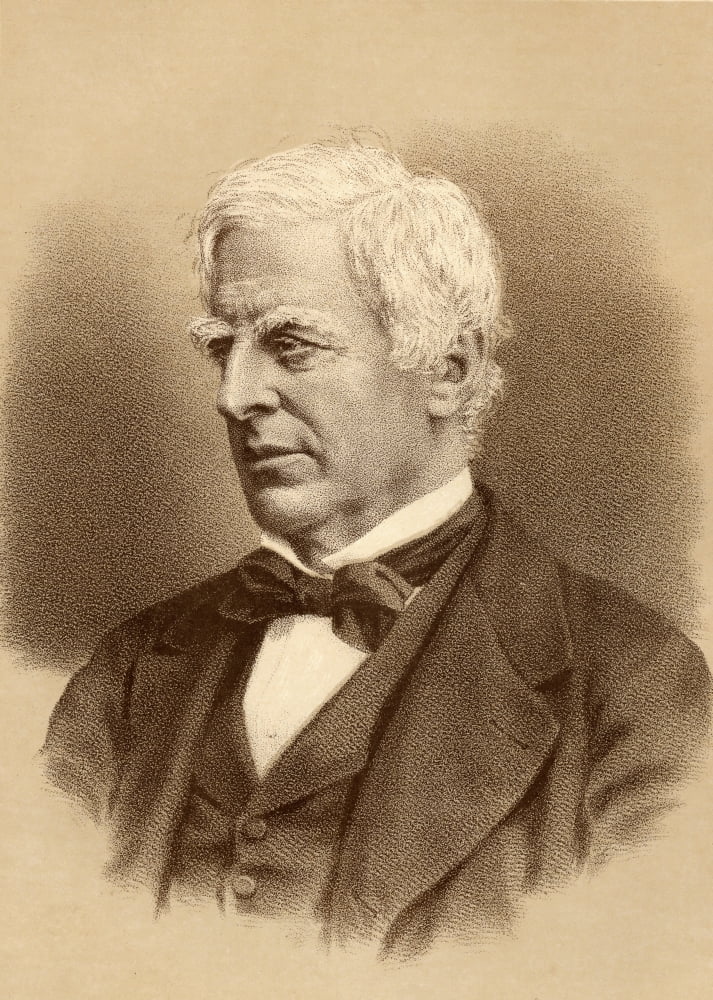 Robert Lowe 1St Viscount Sherbrooke 1811-1892 Statesman Chancellor Of The Exchequer 1868-73 And Home Secretary 1873-4 From A Photograph From The London Stereoscopic Co Canvas Art - Ken Welsh Design P
