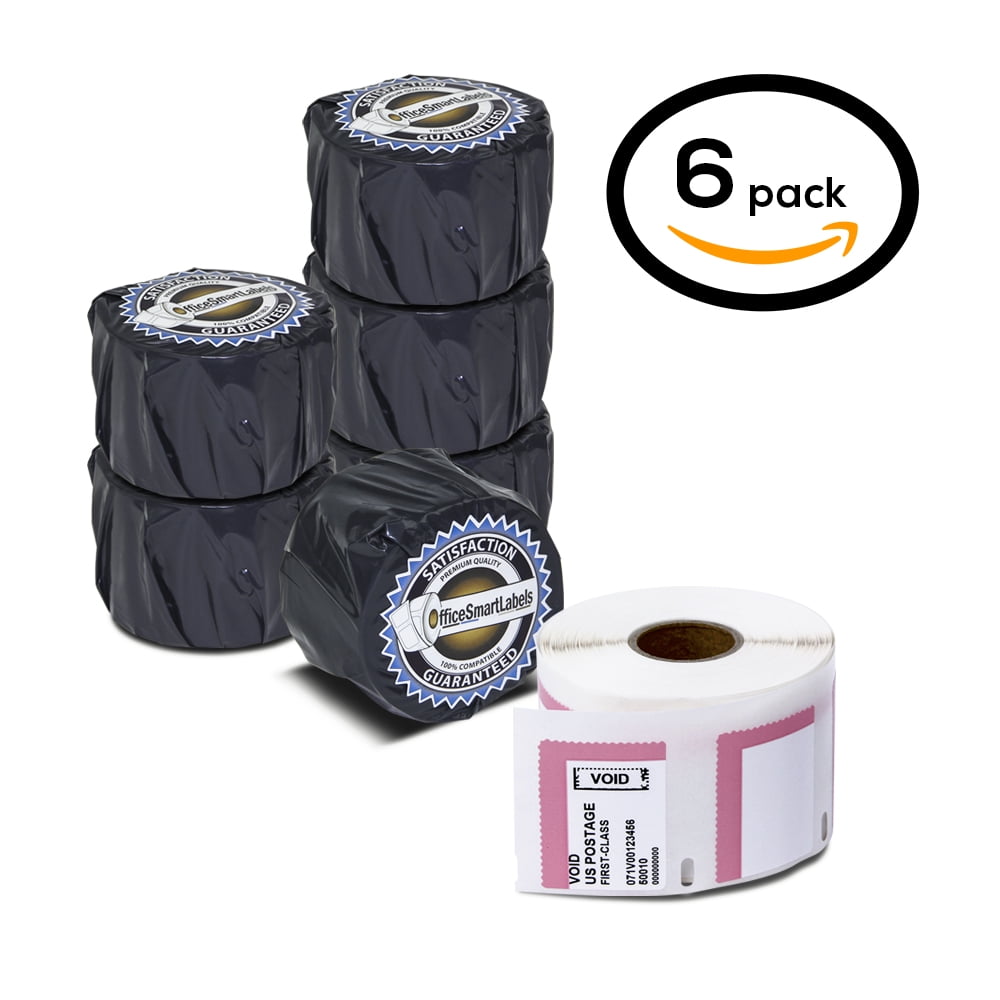 6 Rolls POSTAGE LABELS Stamp Dymo Endicia 30915 Comp Material Handling