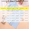 thumbnail image 3 of Toddler Girl Clothes 1-6 Years Girls Outfit, Short Sleeve Ruffle Bowknot Top+Floral Wide Leg Pants 2Pcs Spring Summer Set Light Blue 2-3 Years, 3 of 7