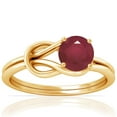 thumbnail image 1 of GemsNY July Birthstone - Vintage Prong Set Round Ruby Solitaire Ring (Grade - A | 1.05cts.), 1 of 4