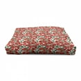 thumbnail image 3 of Poppy Flower Pet House, Abstract Pattern with Garden Foliage Botanical Bouquets Organic Meadows, Outdoor & Indoor Portable Dog Kennel with Pillow and Cover, 5 Sizes, Green Red White, by Ambesonne, 3 of 4