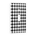 thumbnail image 2 of Yayeee Toggle Light Switch Wall Plate 1-Gang 4.5"x2.7" Home Decorative Outlet Cover, Black and White Geometric, 2 of 7