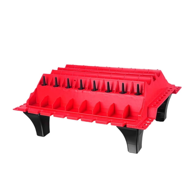 Bandeja de almacenamiento de piezas de culata de motor, accesorios de automóvil, resistente al desgaste, portátil, 44,5 x 40 cm (17,5 x 15,7 pulgadas)