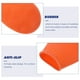 thumbnail image 4 of EeaseMX 4 fundas impermeables para zapatos de lluvia, antideslizantes, para exteriores, duraderas, para mascotas, gatos y perros (naranja, talla S), 4 of 8
