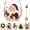 #B, variant on 3D Christmas Glass Art Cup, Christmas Cups Stemless Wine Glasses Holiday Glassware, Xmas Party Home Festive Decor Gifts