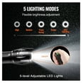 thumbnail image 3 of Flashlights 2 Pack, 2000 Lumens LED Torch 5 Modes, IP44 Waterproof Adjustable Zoom Flashlight for Camping Hiking Cycling Emergency, 3 of 7