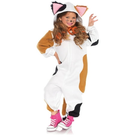 Cat Calico Kigarumi Child Halloween Costume, One Size, M/L (8-12)