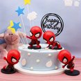 thumbnail image 2 of UME Marvel Avengers Spider-Man 4-Piece Figurine Set - Authentic PVC Spiderman Poses Collection for Classroom Decorations & Birthday Cake Toppers, 2 of 5