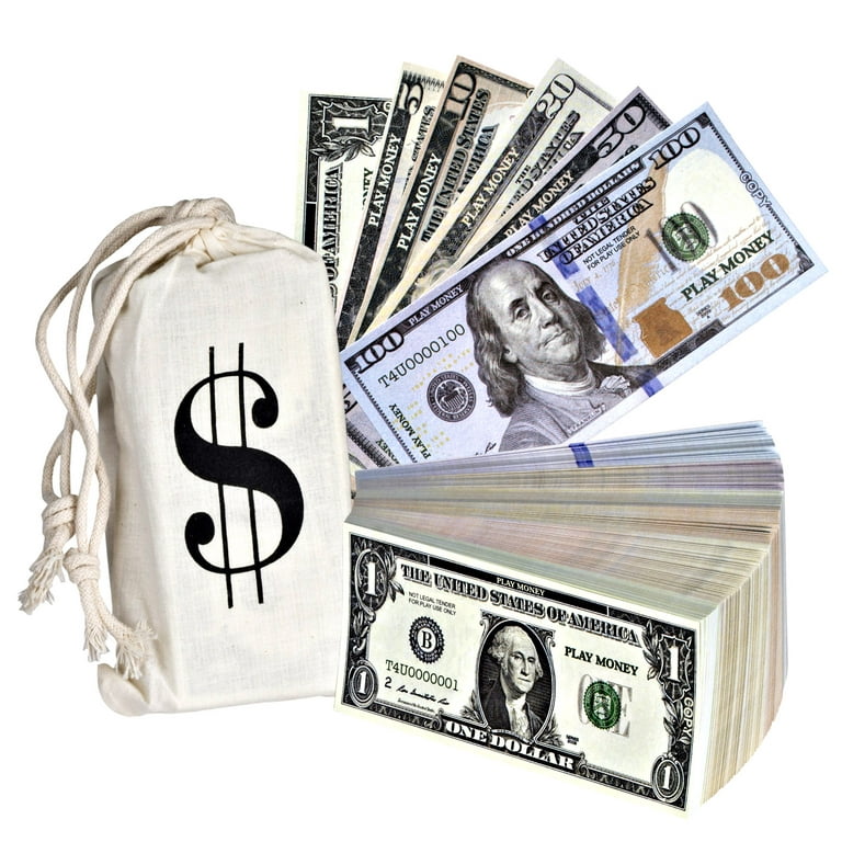 Realistic Looking Play Mon ey Fun for All Ages Learn Math and Budgeting with Pretend Play Small Size 5