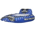 thumbnail image 4 of Seachoice Sea-Creature Towable Tube, Open Top Boat Tube w/ Backrests, 2 Person, 60 In. X 58 In., 4 of 5