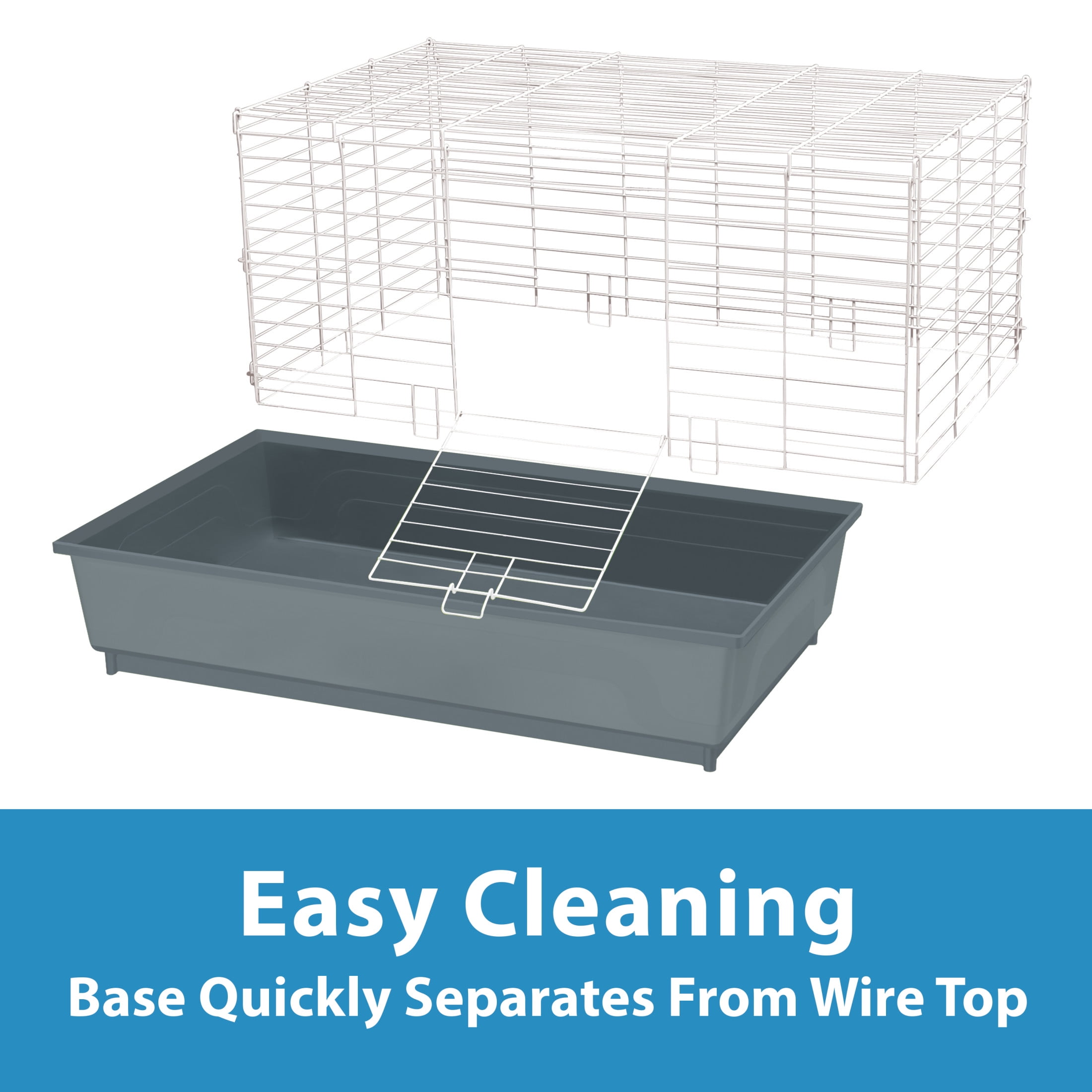 Kaytee My First Home Rabbit or Multiple Guinea Pig Starter Kit Habitat 42 x 18 x 20 Walmart