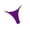 Purple, variant on Womens Sports Fitness Thong T Pants, Size S