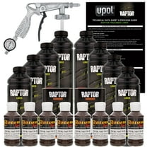 Raptor Dakota Brown Urethane Spray-On Truck Bed Liner Spray Gun, 8 Liters