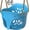Blue, variant on Runstore High Back Full Bucket Toddler Swing with Locking Carabiners and Adjustable Rope, 600LB, Black