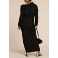 thumbnail image 2 of ELOQUII Women's Plus Size High Collar Sweater Dress, 2 of 2