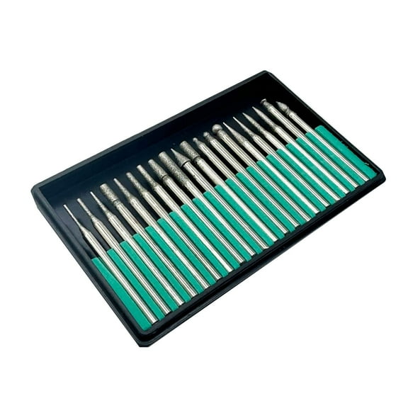 Diamond Grinding Carving Cutting Burr Bit Set For Dremel Rotary Tool stone glass