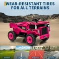 thumbnail image 4 of 12V Ride-On Dump Truck with Remote Control, Electric Dump Bed & Shovel, 4 of 7