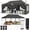 Black, variant on Pireart 10' x 20' Pop up Canopy Tent Commercial Outdoor Canopy Wedding Party Tent with Removable Sidewalls and Carry Bag, Black