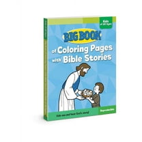 Big Books Big Book of Coloring Pages with Bible Stories for Kids of All Ages, (Paperback)