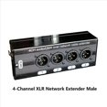 thumbnail image 1 of 3 Par de Extensores de Cable de Red Y Audio XLR de 3 Pines Y 4 Canales, Extensor de Señal de Red DMX512 1 Macho + 1 Hembra, 1 of 5