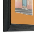 thumbnail image 5 of ArtToFrames 10x12 Matted Picture Frame with 6x8 Single Mat Photo Opening Framed in 1.25 Black Stain on Solid Red Oak and 2 Amber Mat (FWM-4083-10x12), 5 of 8