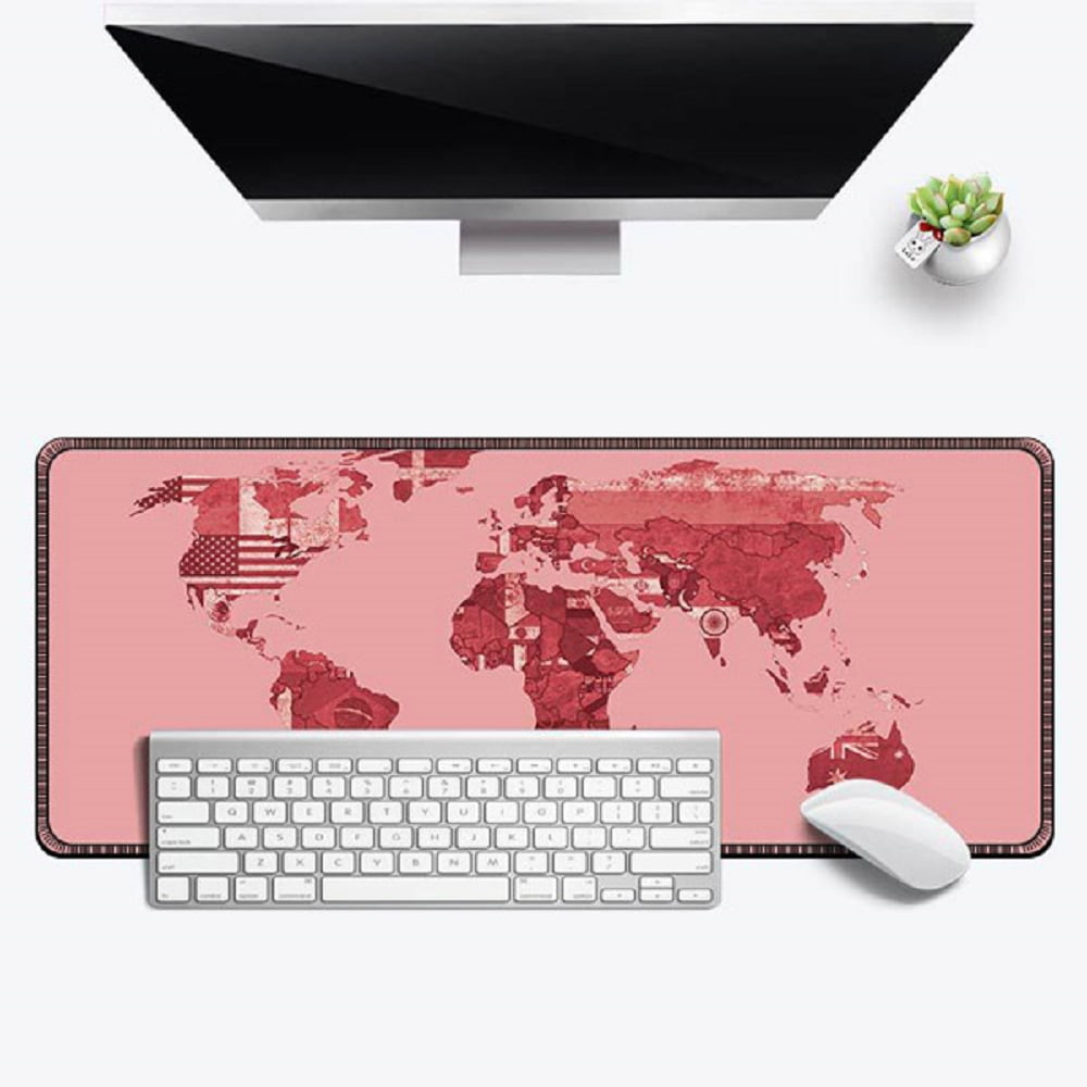 Color : 100 50 cm World Map Mouse Pad Gaming Large Mousepad Gamer Big Computer Mouse Mat Office Desk Mat Keyboard Pad Mause Pad for Game 