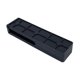 thumbnail image 3 of Organizador de condimentos para rejilla de estufa, espacio funcional para utensilios de cocina Negro, 3 of 9