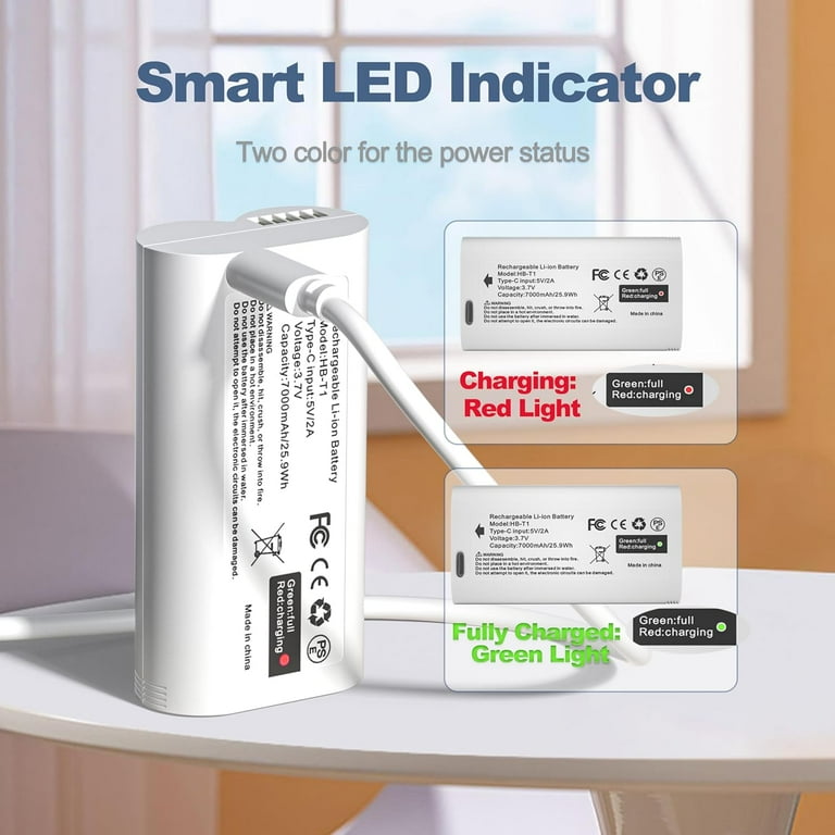 Wyze Ring Doorbell Pro Battery Replacement NATNO Rechargeable