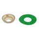 thumbnail image 3 of 10 piezas de plástico redondo de seguridad con purpurina no tejido + arandelas para oso de peluche suave Verde, 3 of 9