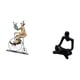 thumbnail image 5 of Figura de , estatua de pensador abstracto, escultura, adorno de mesa, estatuilla de resina, obra de arte con diseño hueco creativo, ideal para d, 5 of 8