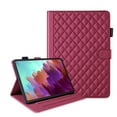 thumbnail image 6 of Allytechgroup Case for Lenovo Tab P11 Gen 2 11.5 Inch with Pencil Holder & Card Pockets, Luxury PU Leather Multi-Angle Viewing Kickstand Magnetic Clasp Folio Cover, Red, 6 of 8