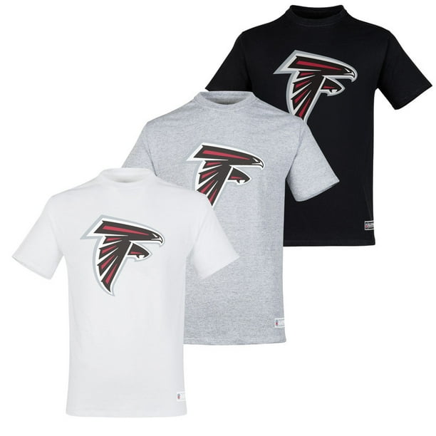 NFL Paquete de 3 Playeras Atlanta Falcons para Hombre, Talla Mediana