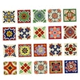 thumbnail image 1 of Juego de 20 pegatinas para azulejos con imágenes de azulejos. Pegatinas para azulejos de baño. C 10x10cm, 1 of 9