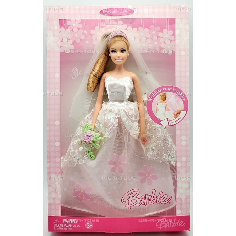 Every Girl's Dream Bride Barbie 2006 Mattel K8583 - Walmart.com