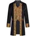 thumbnail image 3 of Mens Gothic Victorian Coat Medieval Steampunk Tailcoat 18th Century Regency Vintage Jacket, 3 of 9