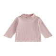 thumbnail image 1 of Toddler Baby Girls Casual Basic Shirts Long Sleeve Fall Tees Tops Clothes, 1 of 7