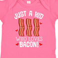 thumbnail image 4 of Inktastic Just a Kid Who Loves Bacon Boys or Girls Baby Bodysuit, 4 of 5