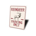 thumbnail image 4 of Reindeer Parking Novelty Decor, Metal Wall Sign - 10x14 Inches, 4 of 4