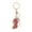 Red, variant on High Heels Keychain with Buckle Decorative Alloy Keyring Colorful Rhinestones Car Key Holder Backpack Accessories