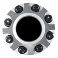 thumbnail image 2 of Fuel Rider Set of 4 Silver ABS Center Caps Compatible with 2011-2025 Chevrolet Silverado 2500 HD, 3500 HD, GMC Sierra 2500 HD, Sierra 3500 HD, 2 of 3