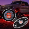 thumbnail image 3 of 4 Pods LED Rock Lights Kit Waterproof Underglow LED Neon Trail Rig Lights for Truck ATV Offroad Boat-Red, 3 of 10