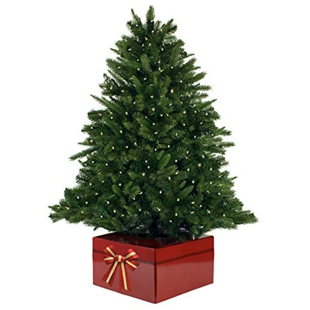 Christmas Tree Box New! The Original Tree Stand Cover Red & New Green