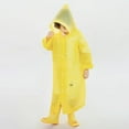 thumbnail image 5 of Convenient Unisex Thickening Full Body EVA Durable Rain Gear Reusable Poncho One-Piece Raincoat Rain Coat Kids Raincoat YELLOW, 5 of 8