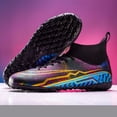 thumbnail image 3 of Botas de fútbol profesionales para hombre y mujer, tacos ultraligeros con picos largos, zapatos de fútbol de alta calidad, Partido de entrenamiento Unisex al aire libre, 3 of 5