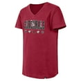 thumbnail image 2 of Girls Youth New Era Cardinal Arizona Cardinals Flip Sequin V-Neck T-Shirt, 2 of 4
