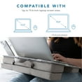 thumbnail image 3 of LapGear Elevation Portable Ergonomic Lap Desk with Adjustable Cushion, Gray Woodgrain, 3 of 7