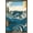Bronze Framed Version, variant on Utagawa Hiroshige - Naruto Whirlpool, Awa Province Wall Poster, 14.725" x 22.375" Framed