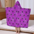 thumbnail image 5 of Spider Web Halloween Pattern Hooded Bath Towel，50"x30" for Ages 3 To 12 Kids, Quick Dry Lightweight Soft Microfiber Hood Beach Towel Cover Up for Kids, 5 of 7